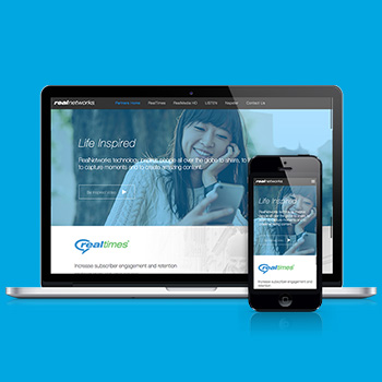 RealNetworks Partners Microsite